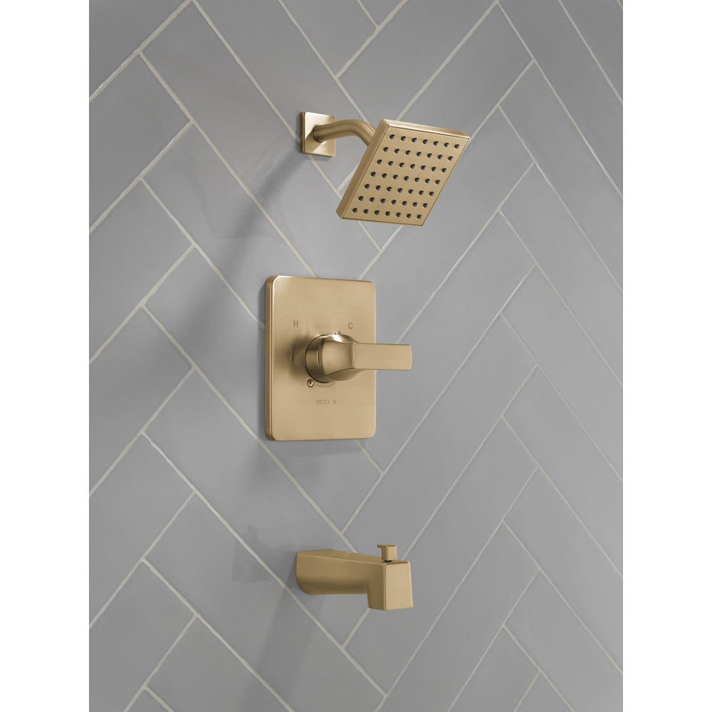 Delta Velum Monitor 14 Series Tub & Shower Trim - Champagne Bronze