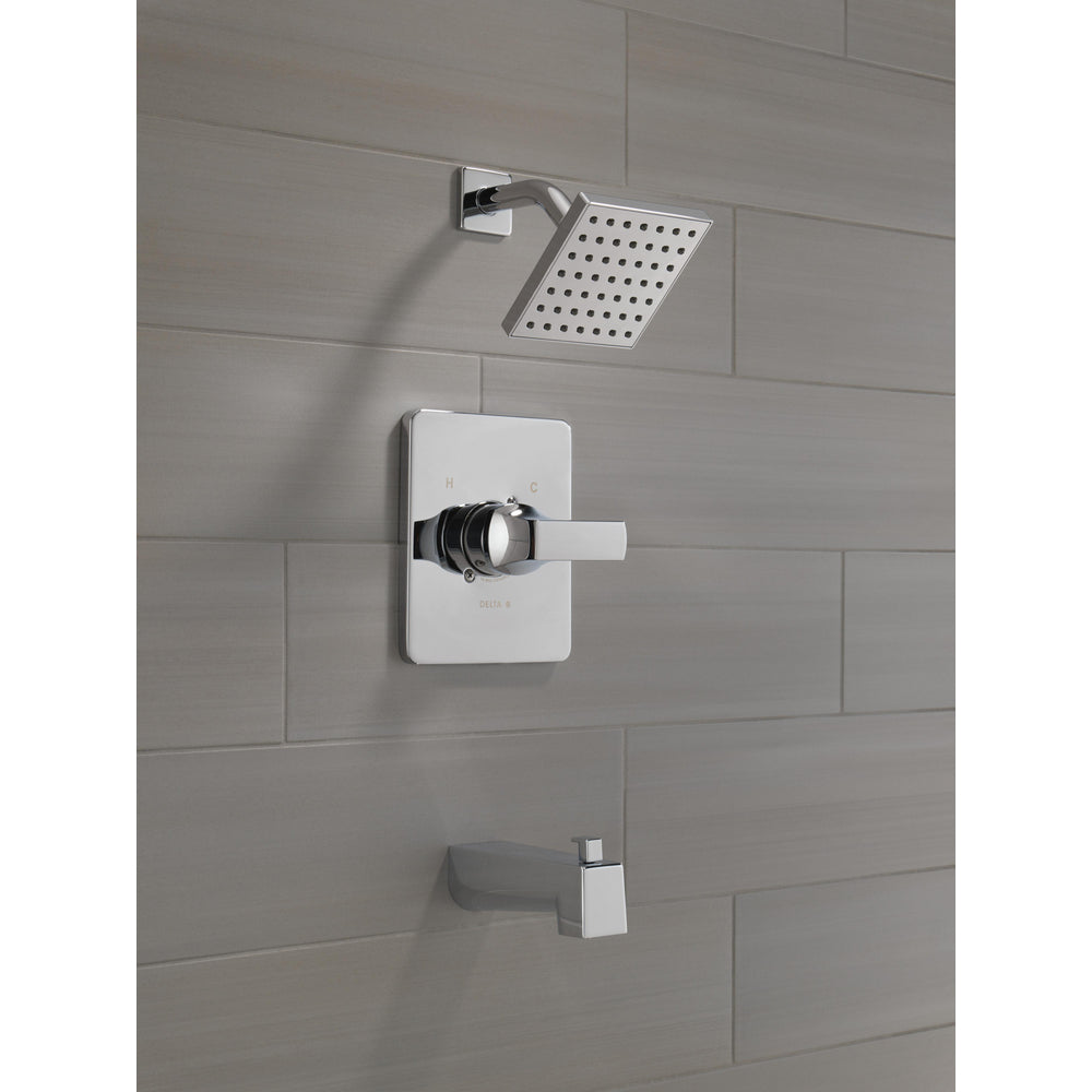 Delta Velum Monitor 14 Series Tub & Shower Trim - Chrome