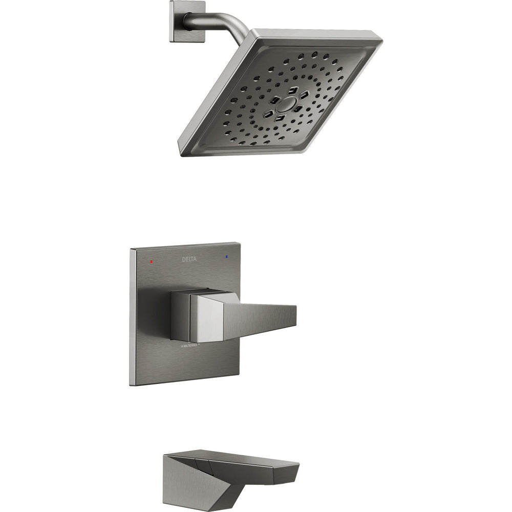 Delta Trillian 14 Series H2Okinetic Tub Shower Trim - Black Stainless