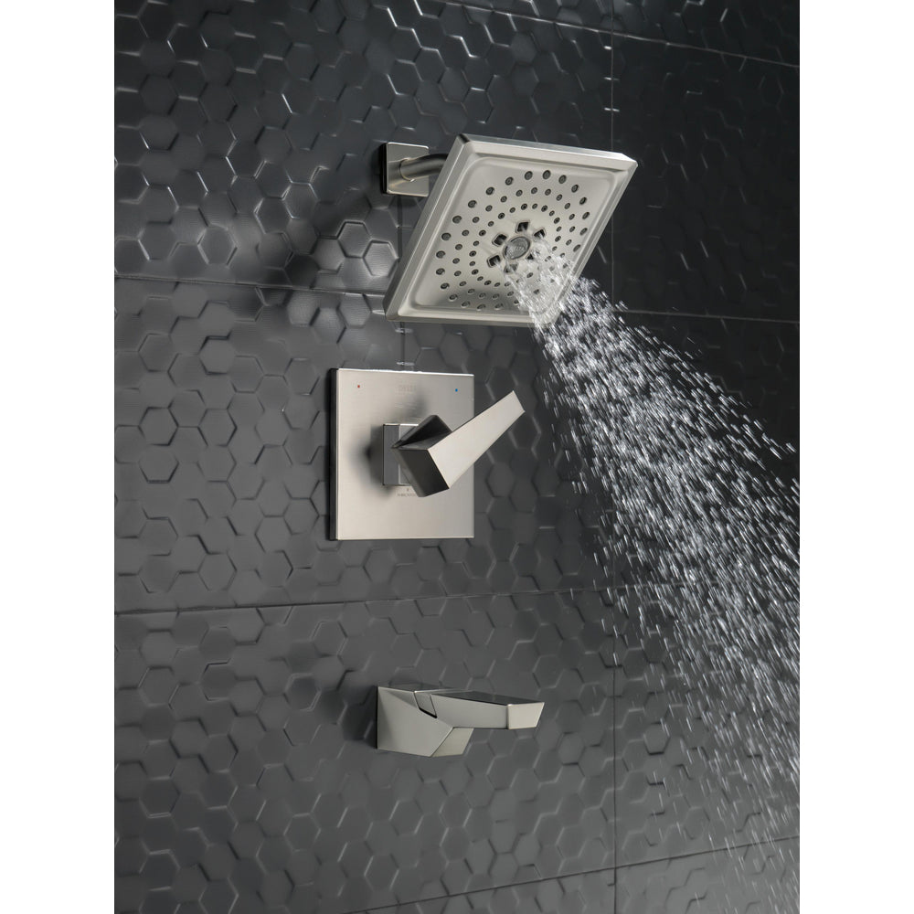 Delta Trillian 14 Series H2Okinetic Tub Shower Trim - Stainless