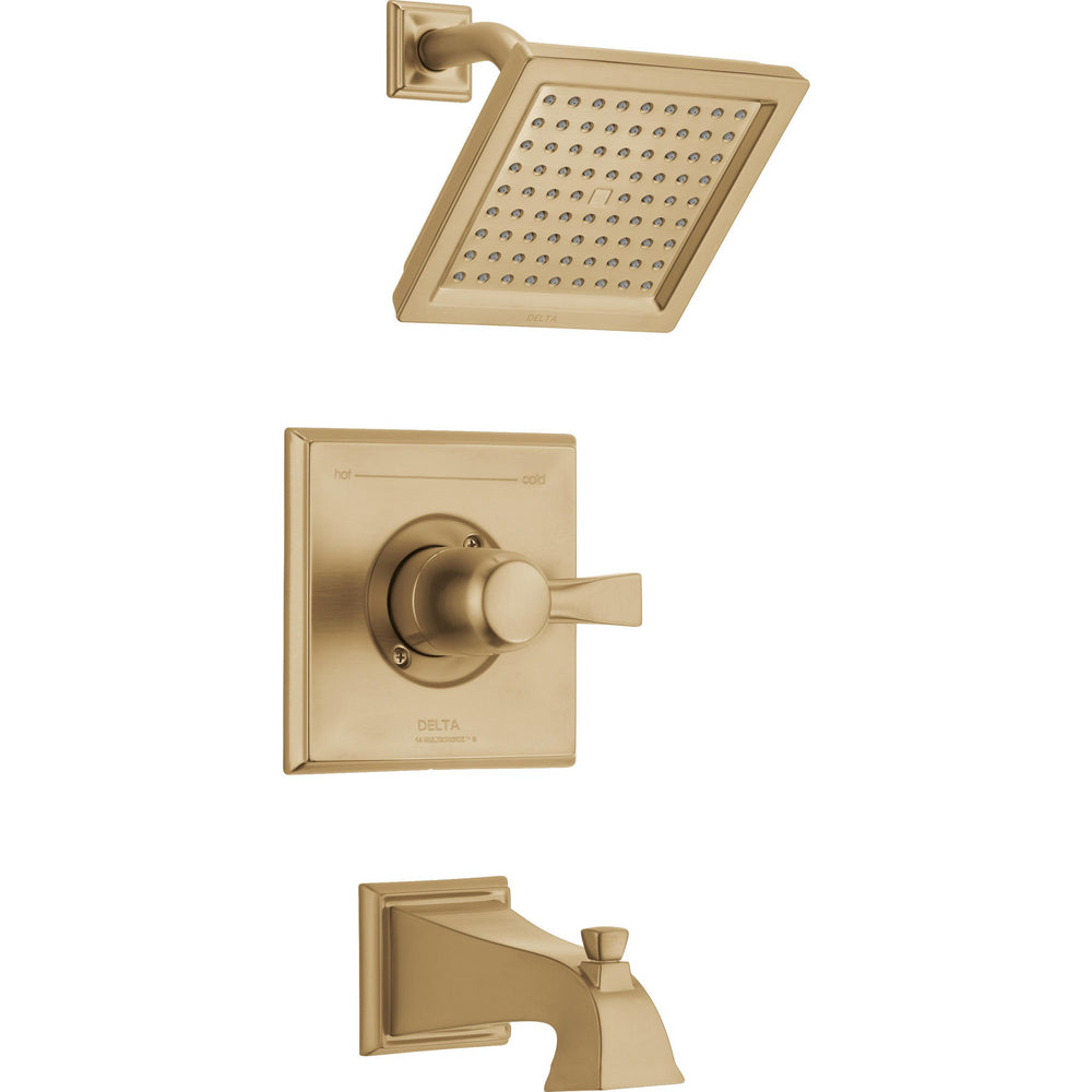 Delta Dryden Monitor 14 Series Tub And Shower Trim - Champagne Bronze