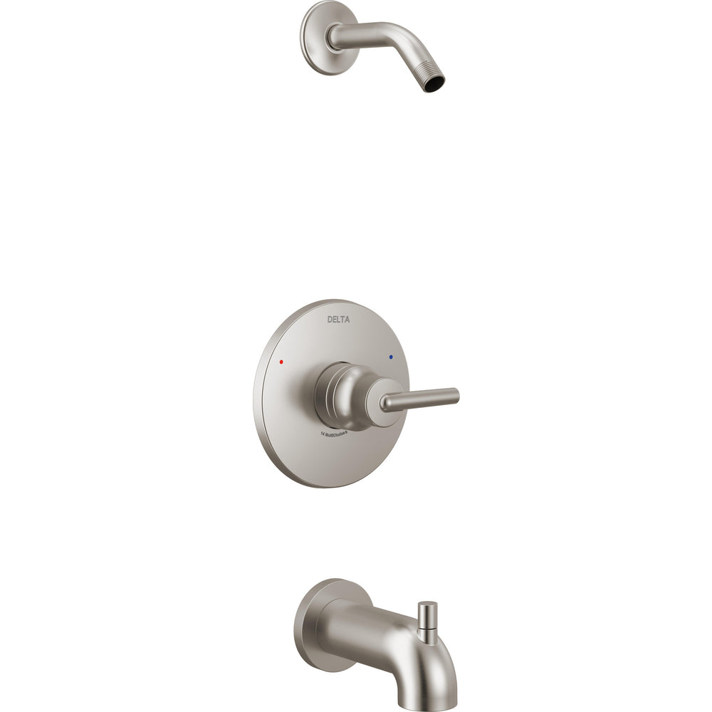 Delta Trinsic 14 Series Mc Tub/Shower Trim -Less Showerheads - Stainless