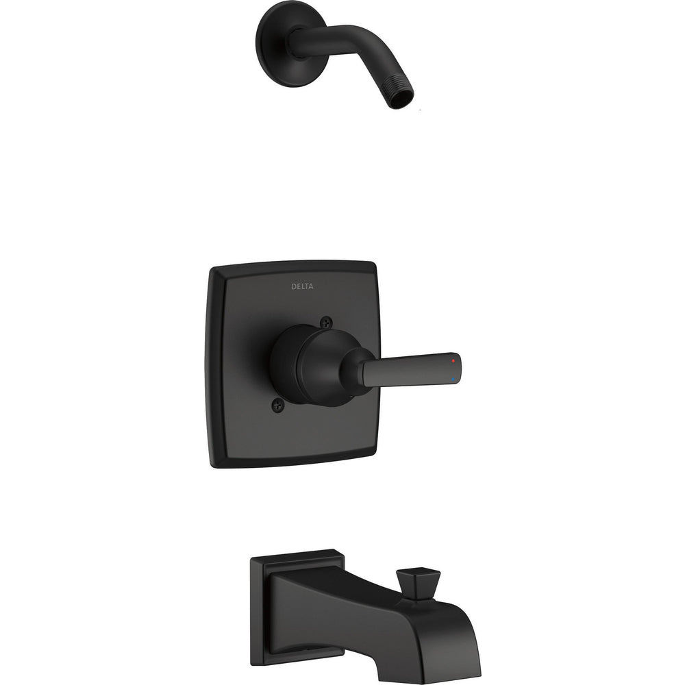 Delta Ashlyn Tub/Shower Trim Less Showerheads - Matte Black