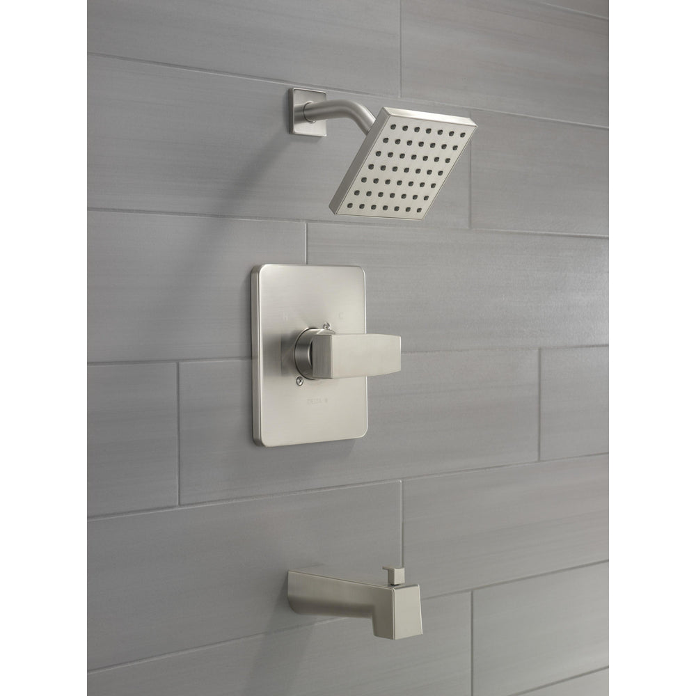 Delta Modern Angular Tub/Shower Trim - Stainless