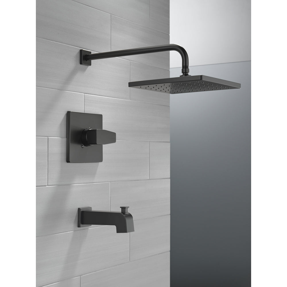 Delta Modern Angular 1 Function Shower - Matte Black