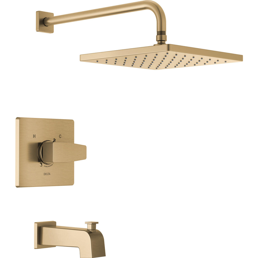 Delta Modern Angular 1 Function Shower - Champagne Bronze
