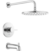Delta Modern Cylindrical 1 Function Shower - Chrome