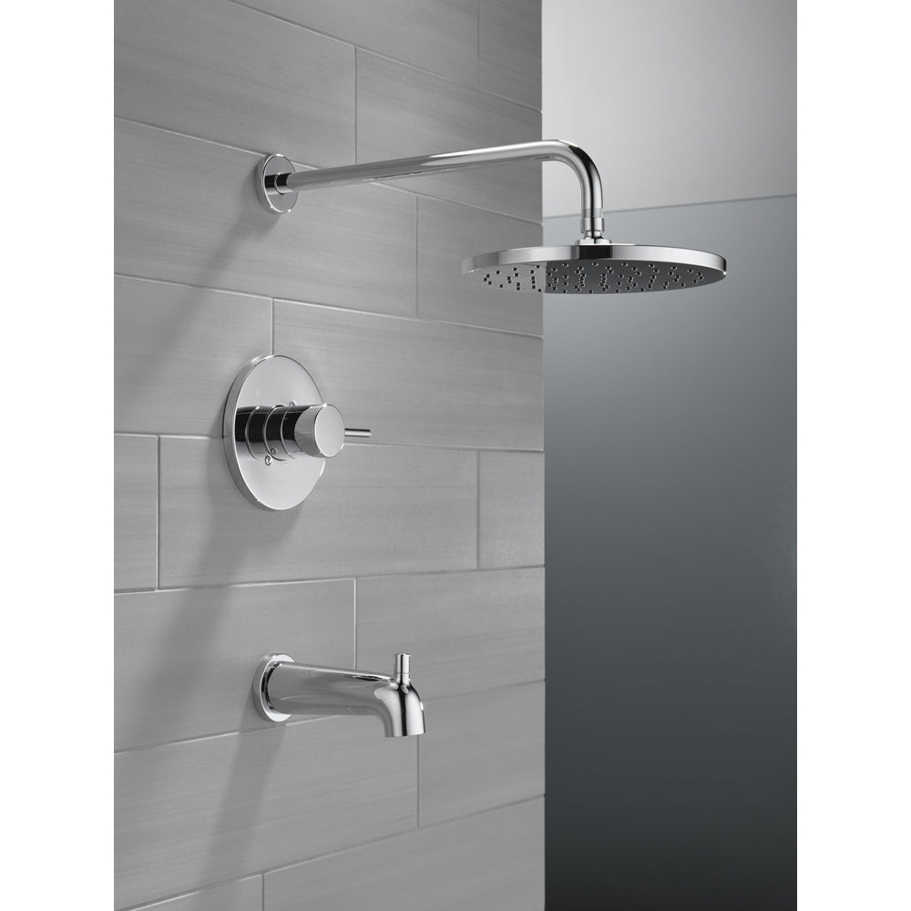 Delta Modern Cylindrical 1 Function Shower - Chrome