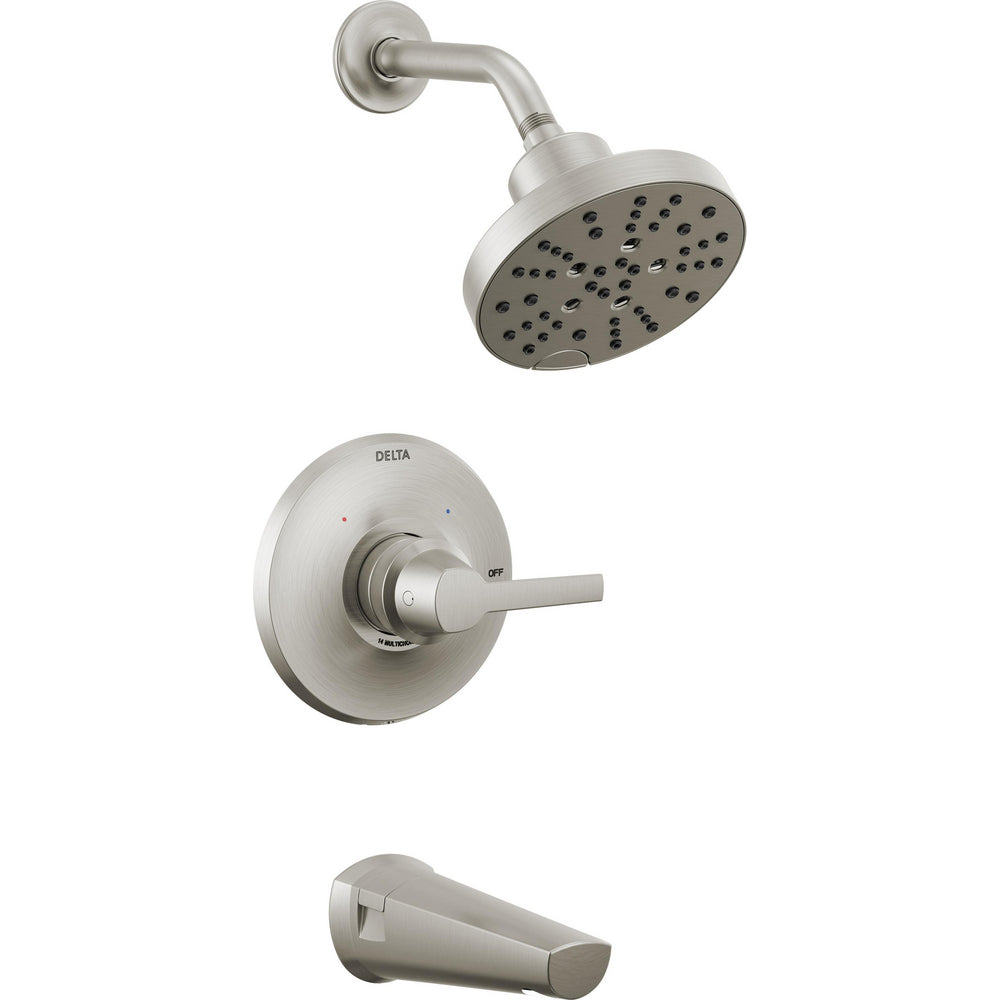 Delta Galeon 14S Tub Shower Trim With H2Okinetic - Stainless