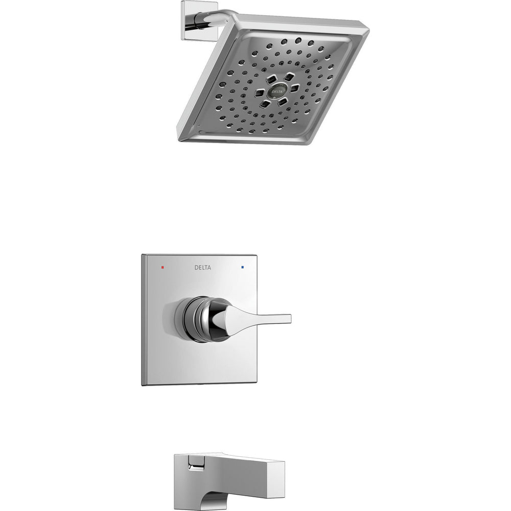 Delta Zura 14 Series Multichoice H2Okinetic Tub/Shower Trim - Chrome