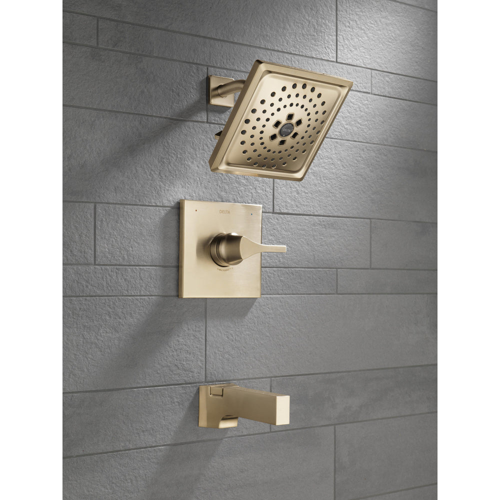 Delta Zura 14 Series Multichoice H2Okinetic Tub/Shower Trim - Champagne Bronze