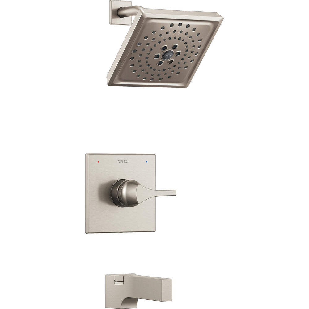 Delta Zura 14 Series Multichoice H2Okinetic Tub/Shower Trim - Stainless