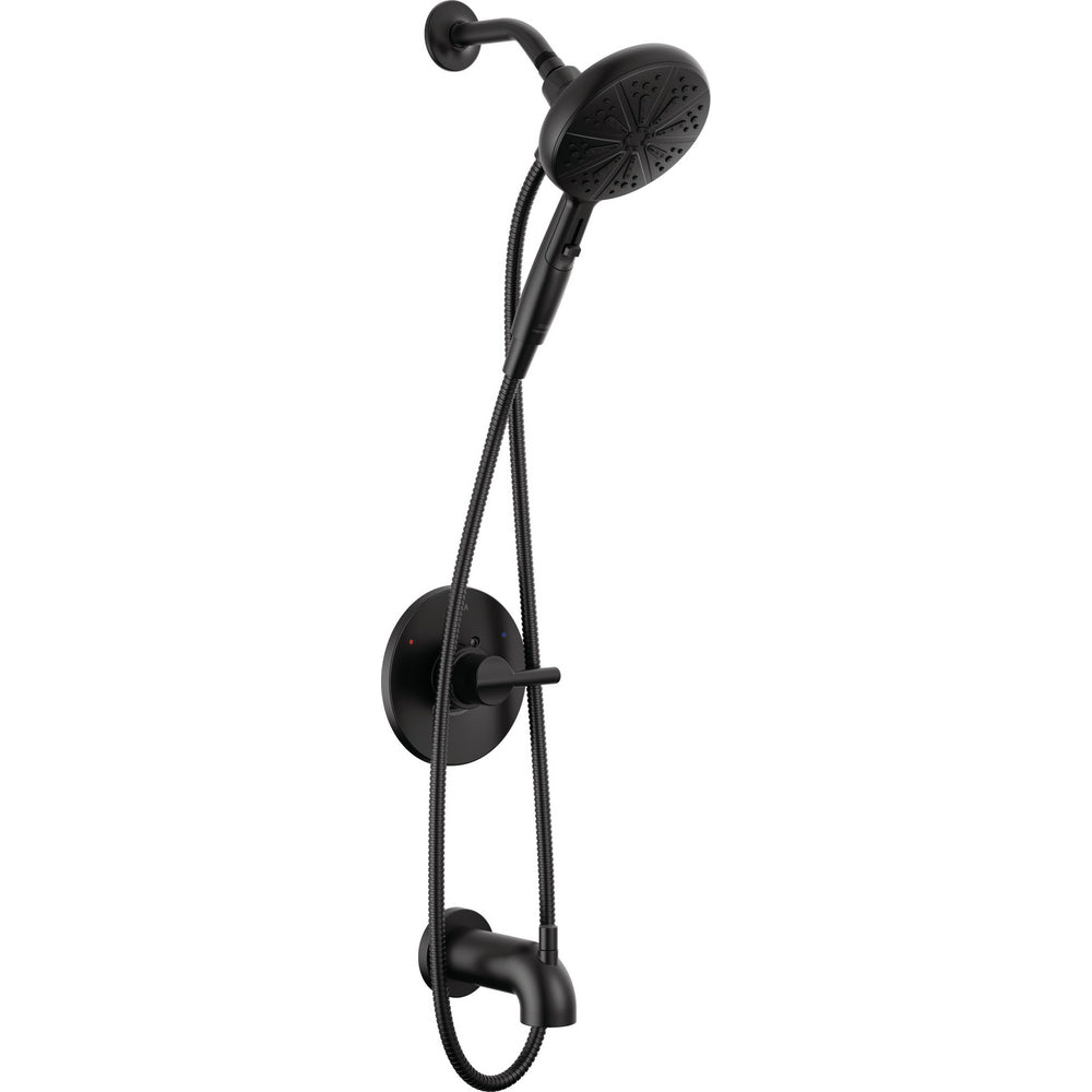Delta Nicoli Monitor 14 Series Tub and Shower with SureDock - Matte Black