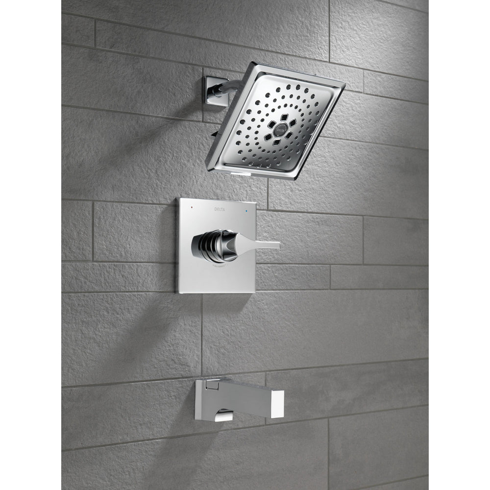 Delta Zura 14 Series Multichoice H2Okinetic Tub/Shower Trim - Chrome