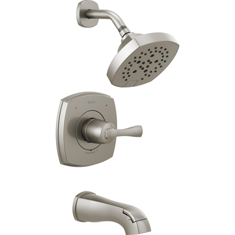 Delta Stryke 14 Series Tub And Shower T14476 - Stainless Steel