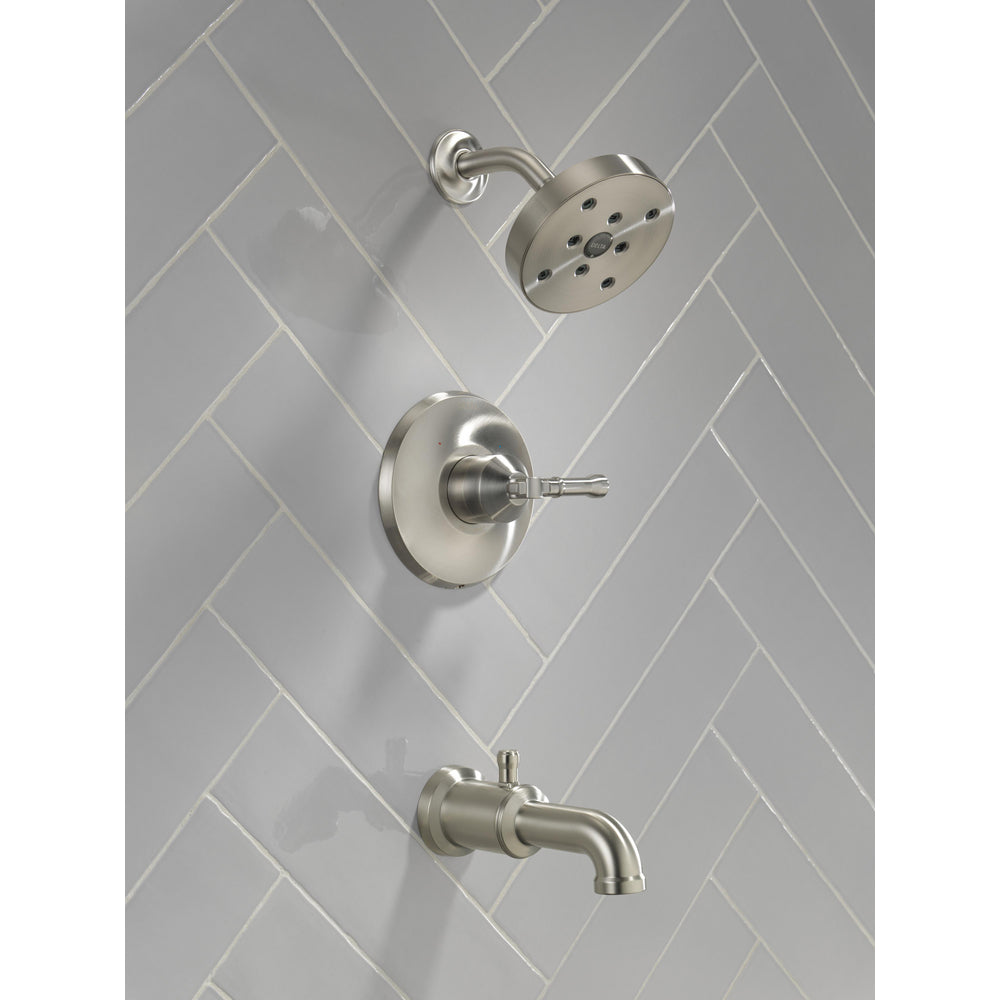 Delta Broderick 14 Series Tub Shower Trim - Stainless