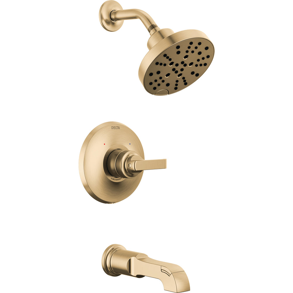 Delta Tetra 14 Series Tub Shower Trim - Champagne Bronze