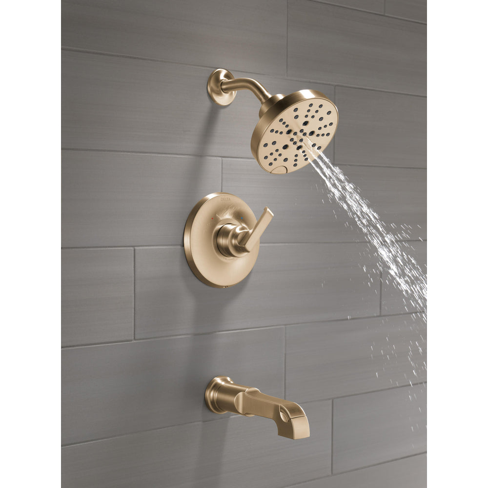 Delta Tetra 14 Series Tub Shower Trim - Champagne Bronze