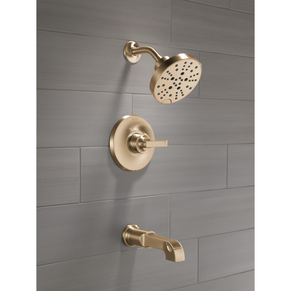 Delta Tetra 14 Series Tub Shower Trim - Champagne Bronze