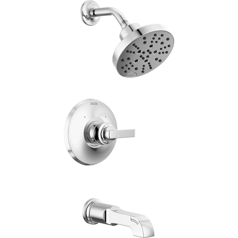 Delta Tetra 14 Series Tub Shower Trim - Chrome