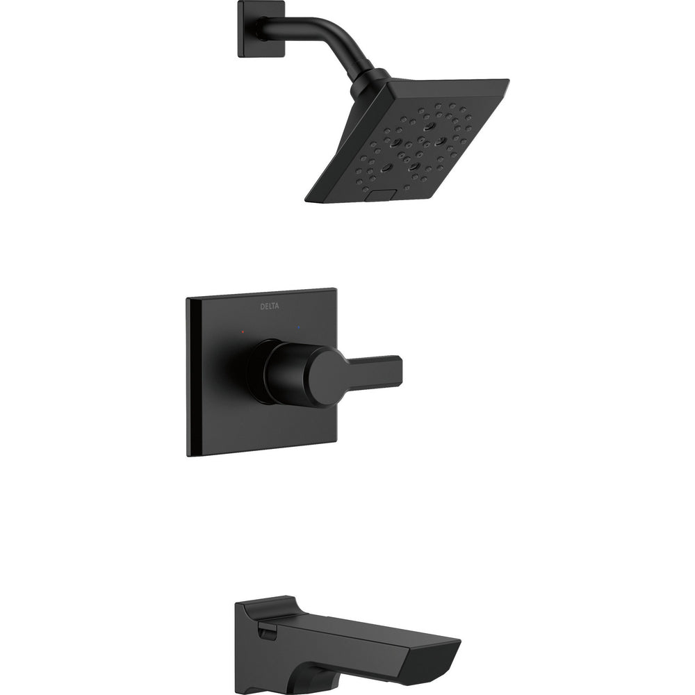 Delta Pivotal 14 Series Tub And Shower Trim - Matte Black