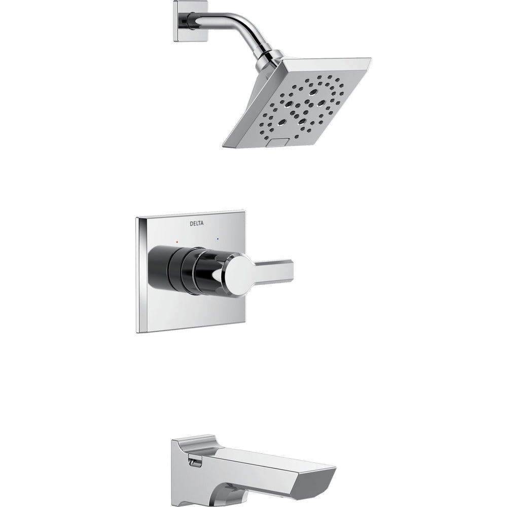 Delta Pivotal 14 Series Tub And Shower Trim - Chrome
