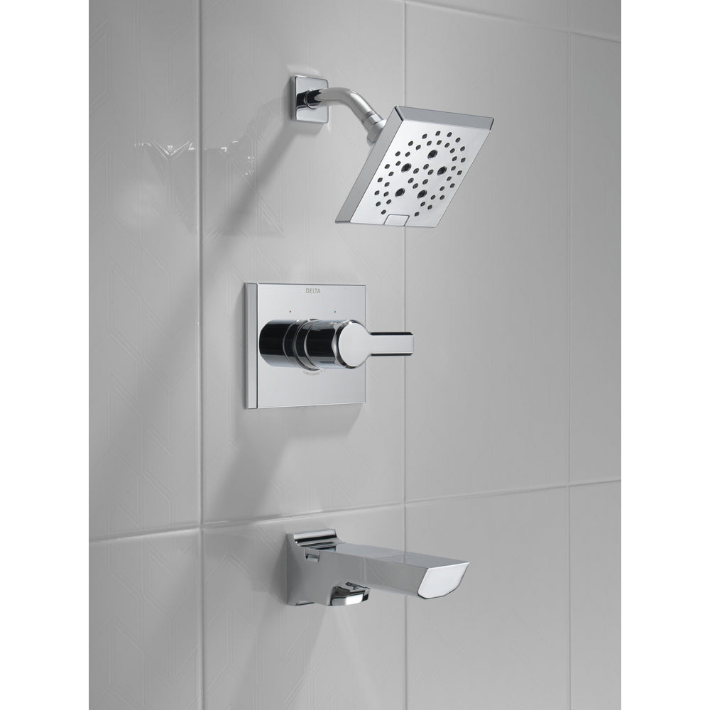 Delta Pivotal 14 Series Tub And Shower Trim - Chrome