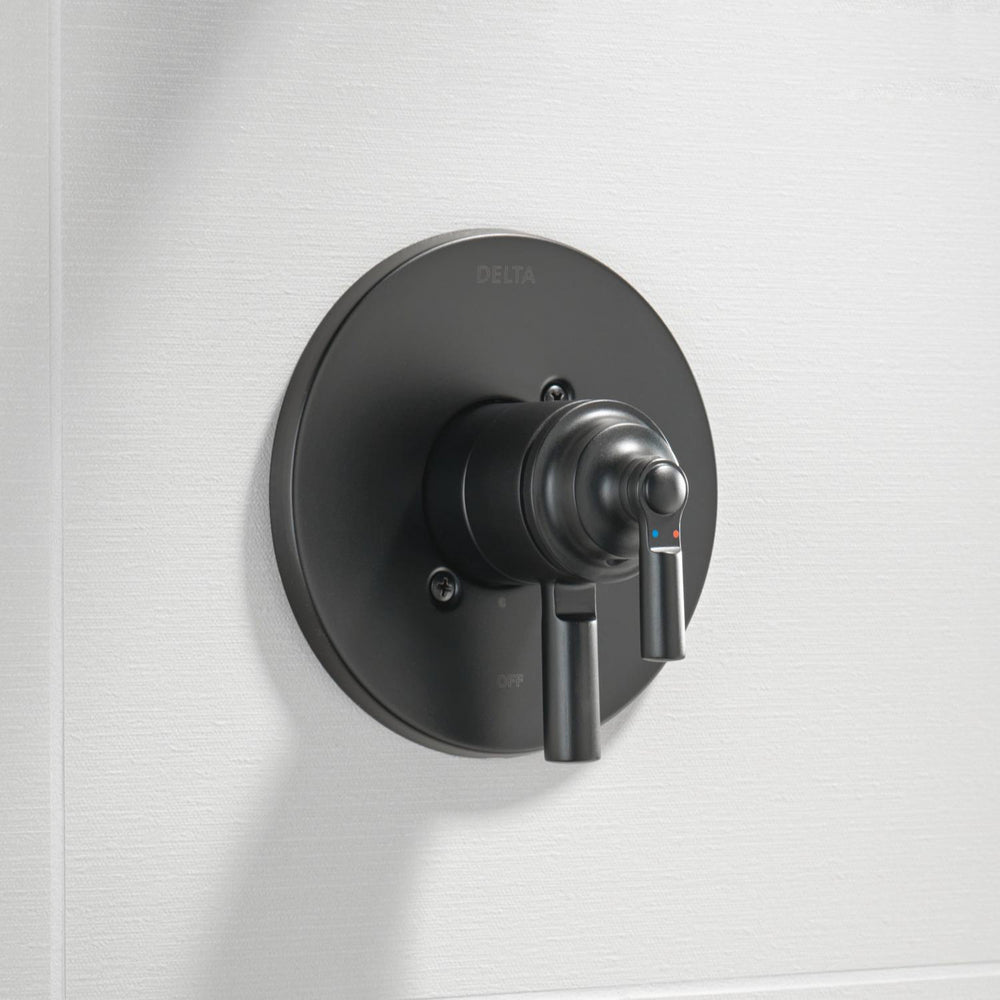 Delta Saylor 17 Series Valve Only Trim - Matte Black