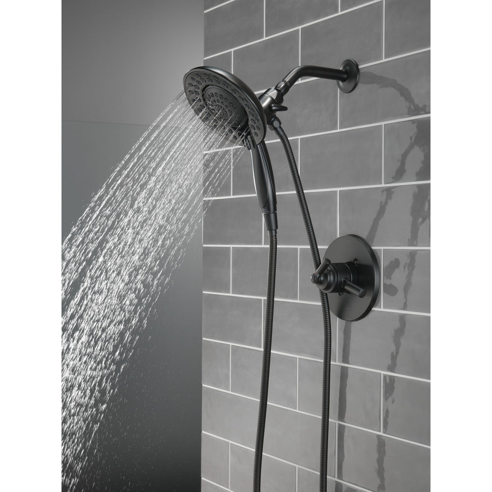 Delta Saylor 17 Series Shower Only Trim With Shower Faucets - Matte Black
