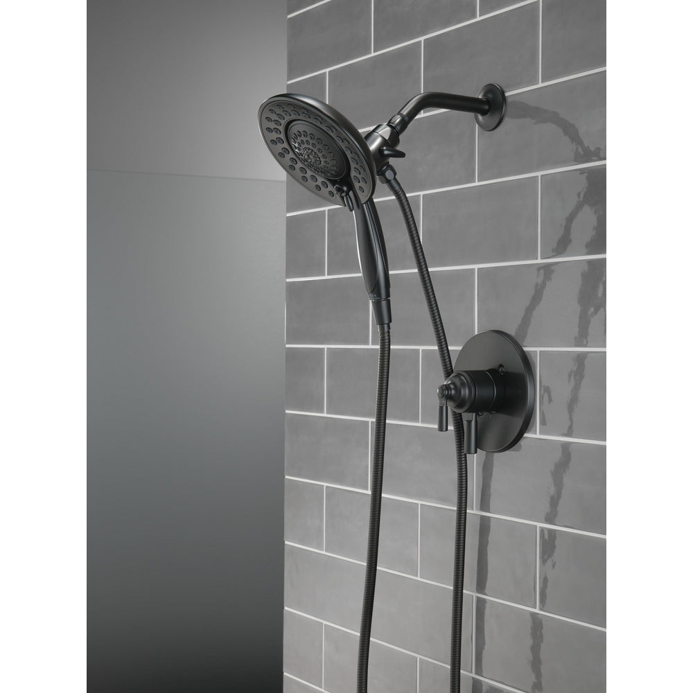 Delta Saylor 17 Series Shower Only Trim With Shower Faucets - Matte Black
