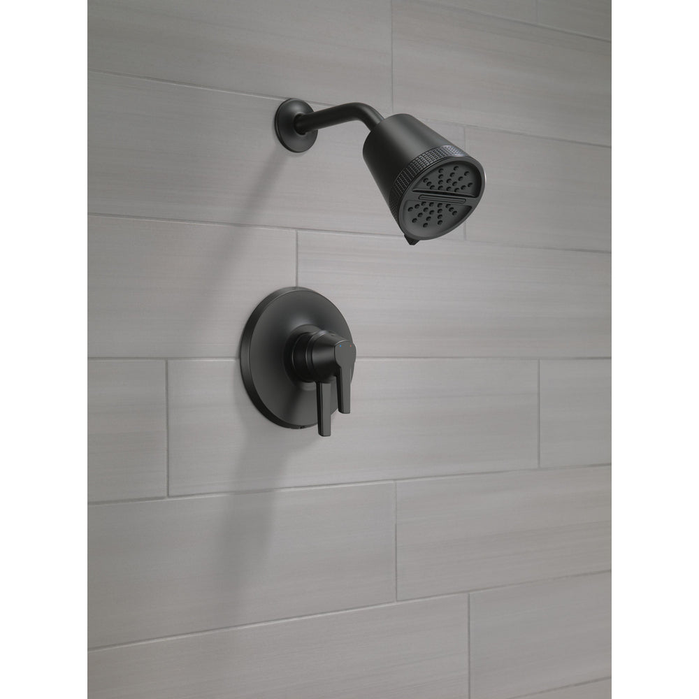 Delta Galeon Showerhead With Handshower - Matte Black