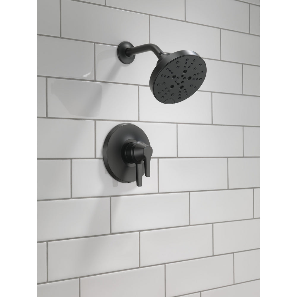 Delta Galeon 17 Series Shower Trim With H2Okinetic - Matte Black