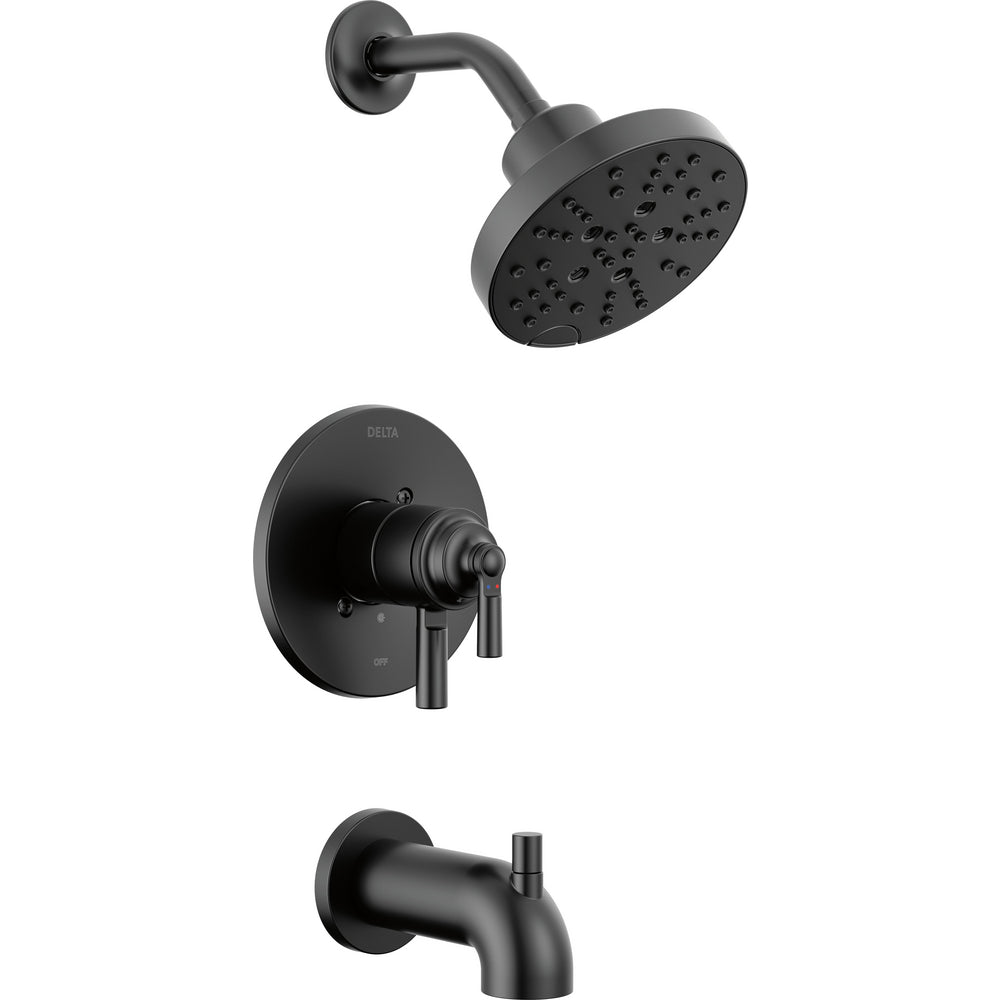 Delta Saylor 17 Series Tub & Shower Trim - Matte Black
