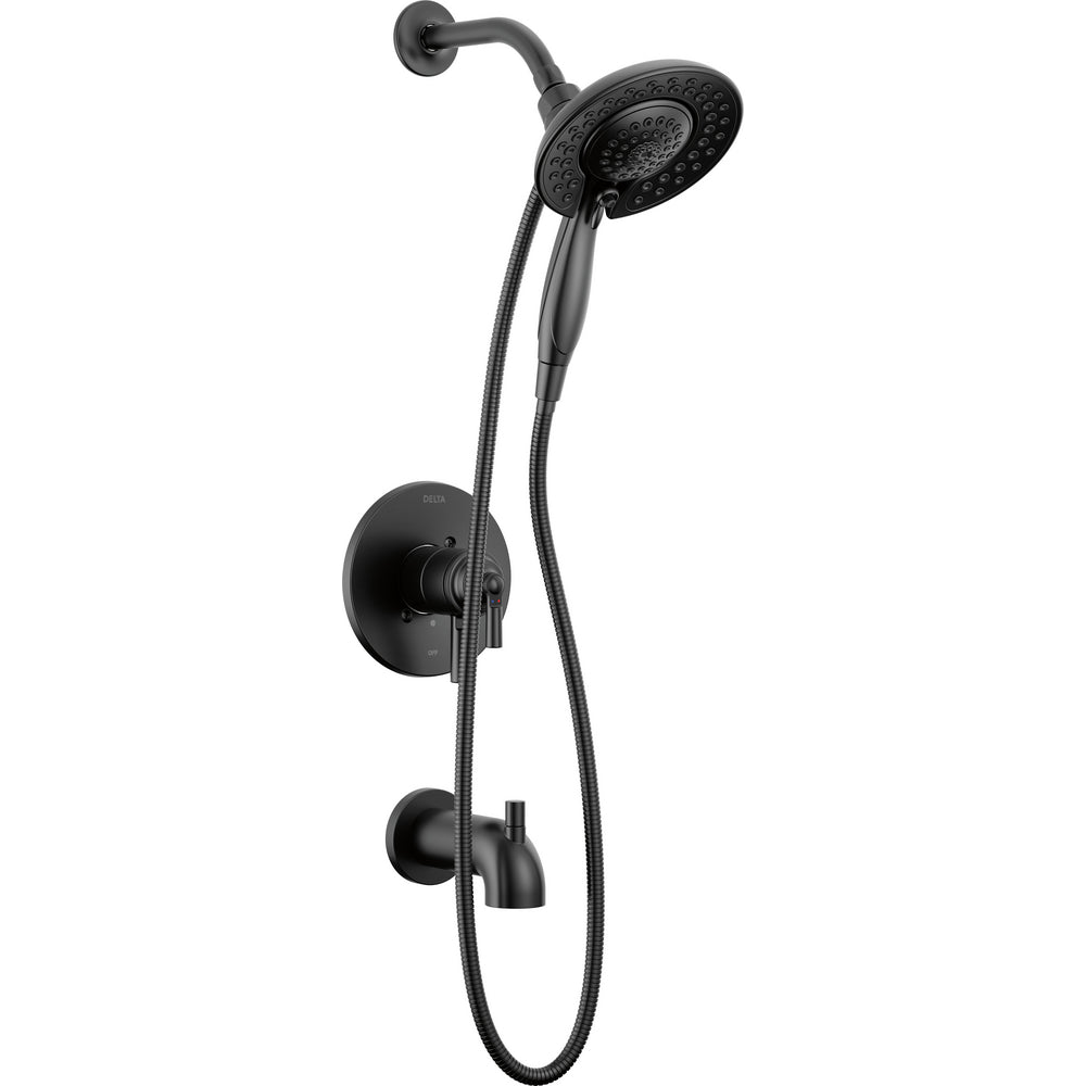Delta Saylor 17 Series Tub & Shower Trim With In2Itio - Matte Black