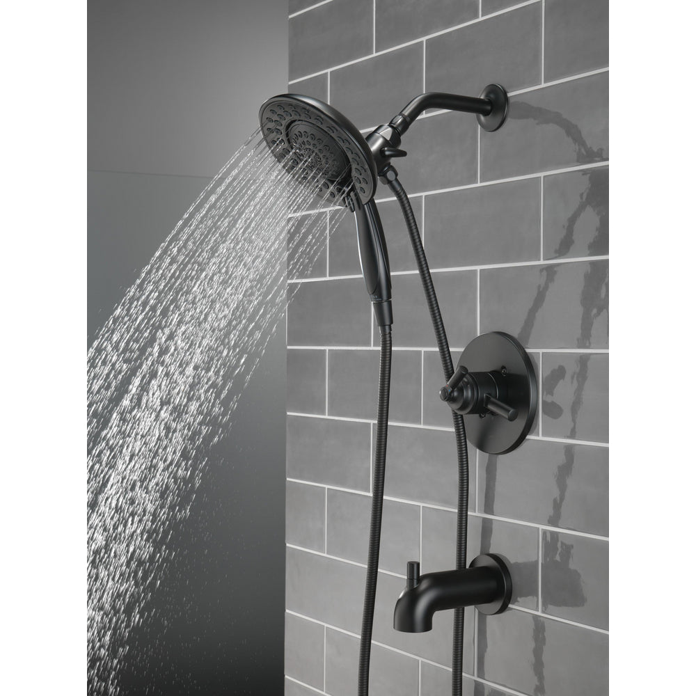 Delta Saylor 17 Series Tub & Shower Trim With In2Itio - Matte Black