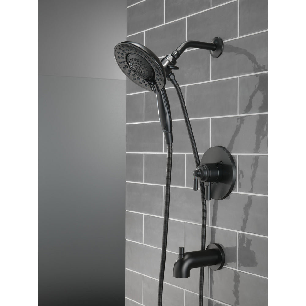 Delta Saylor 17 Series Tub & Shower Trim With In2Itio - Matte Black