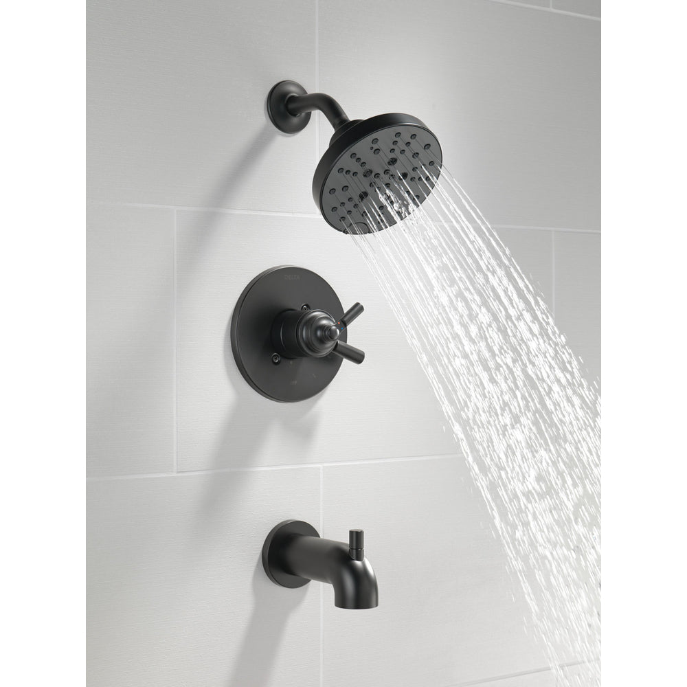 Delta Saylor 17 Series Tub & Shower Trim - Matte Black