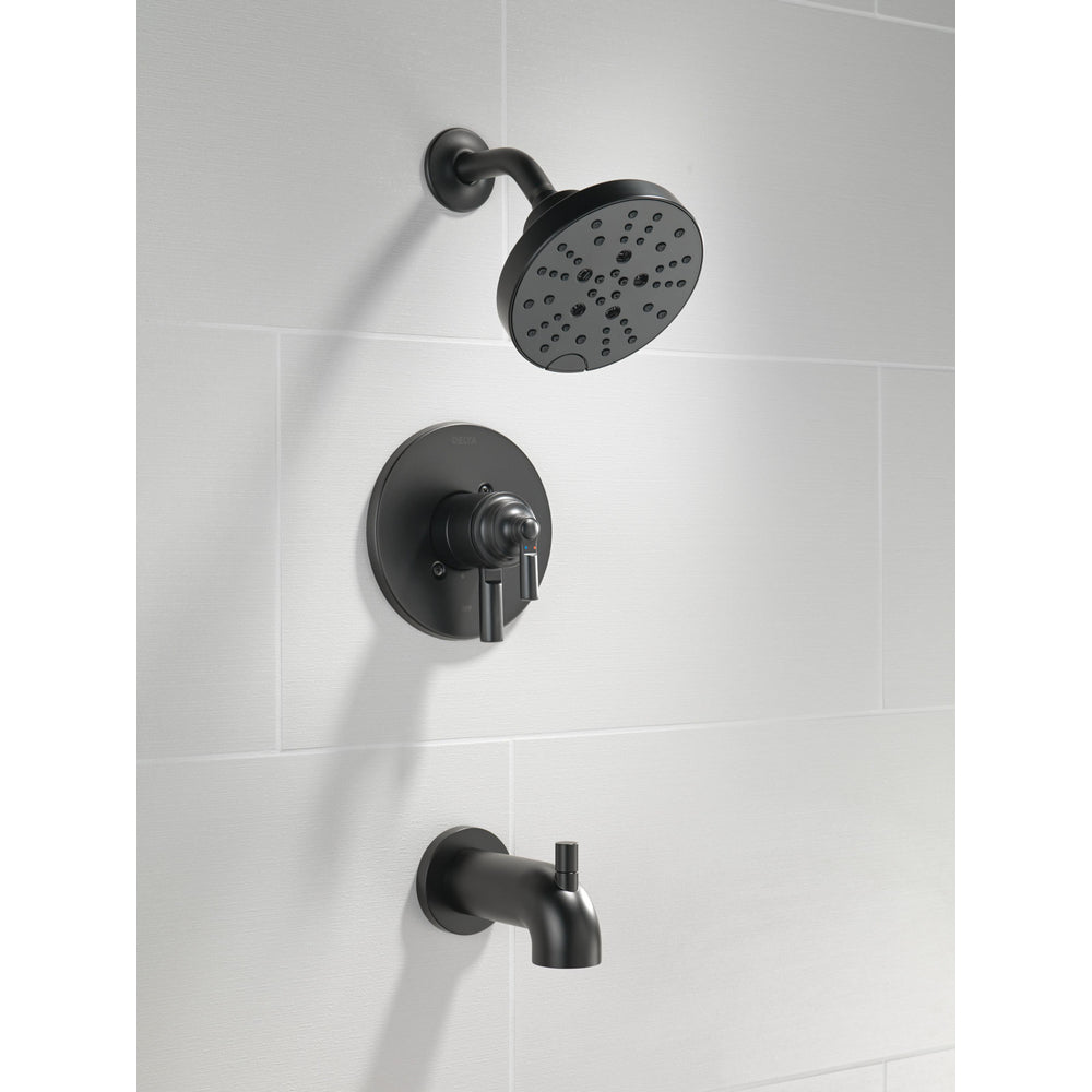 Delta Saylor 17 Series Tub & Shower Trim - Matte Black