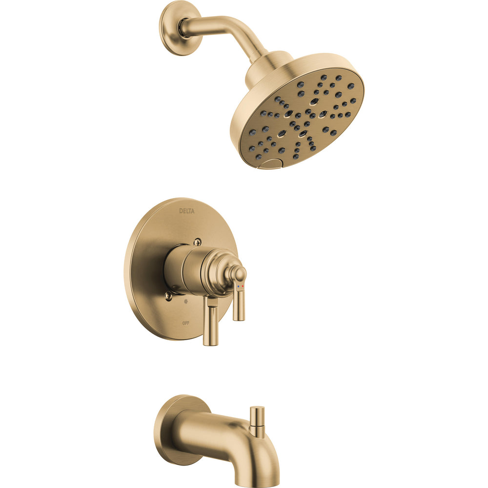 Delta Saylor 17 Series Tub & Shower Trim - Champagne Bronze