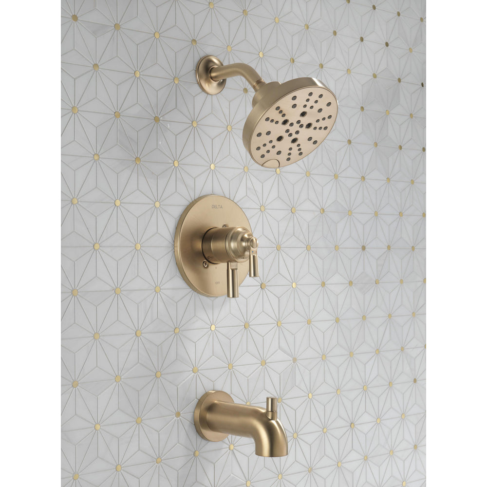 Delta Saylor 17 Series Tub & Shower Trim - Champagne Bronze