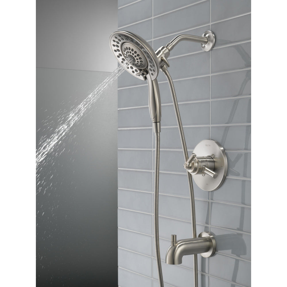 Delta Saylor 17 Series Tub & Shower Trim With In2Itio - Stainless