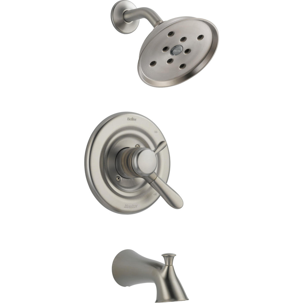Delta Lahara Monitor 17 Series Tub And Shower Trim - Stainless
