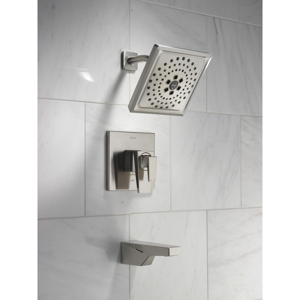 Delta Trillian 17 Series H2Okinetic Tub Shower Trim - Stainless