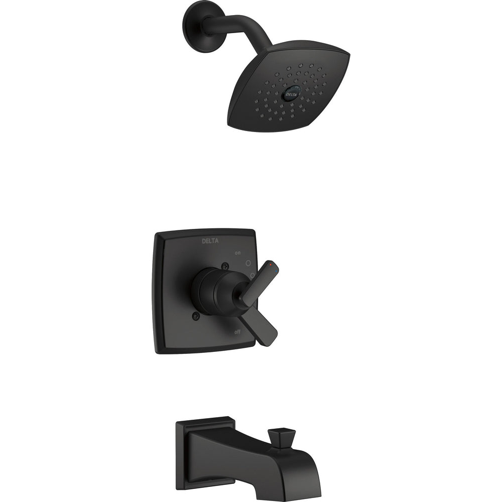 Delta Ashlyn Monitor 17 Series Tub And Shower Trim - Matte Black