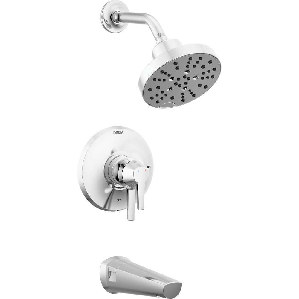 Delta Galeon 17 S Tub Shower Trim With H2Okinetic - Chrome