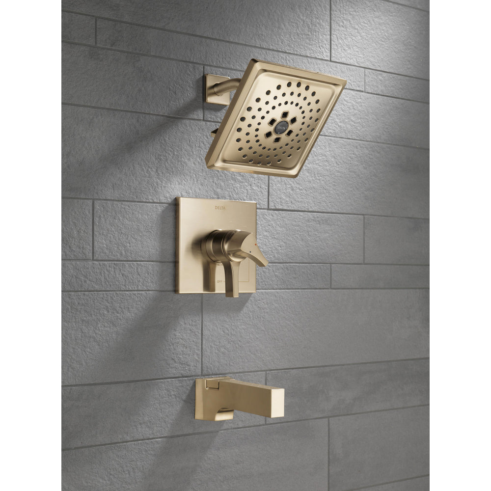 Delta Zura 17 Series Multichoice H2Okinetic Tub/Shower Trim - Champagne Bronze