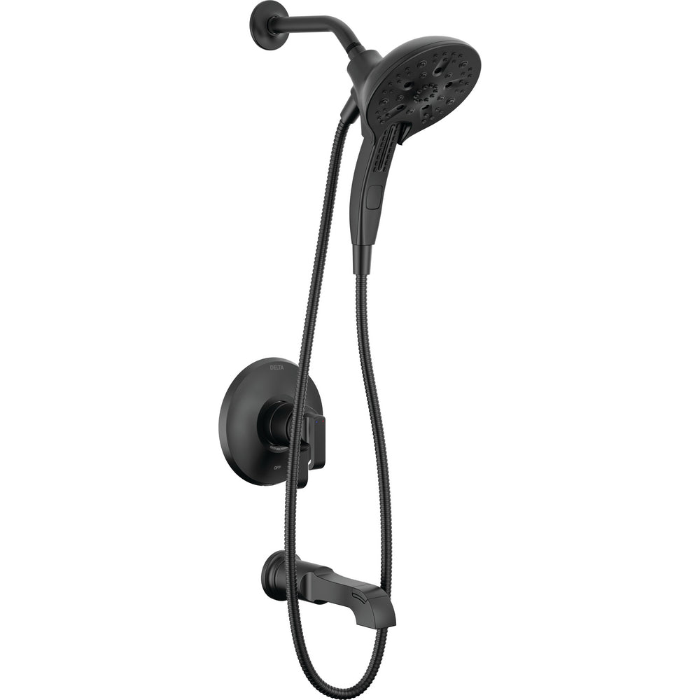 Delta Tetra 17 Series Tub Shower Trim - Matte Black