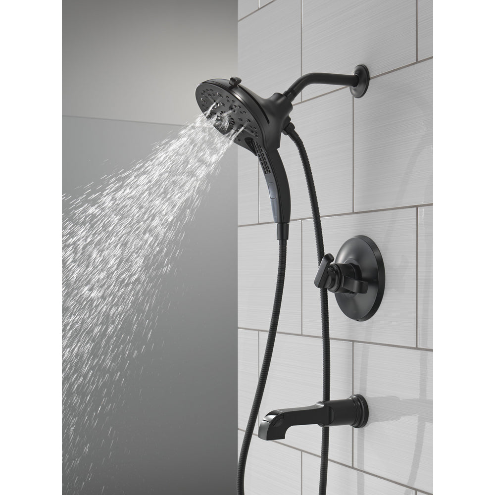 Delta Tetra 17 Series Tub Shower Trim - Matte Black