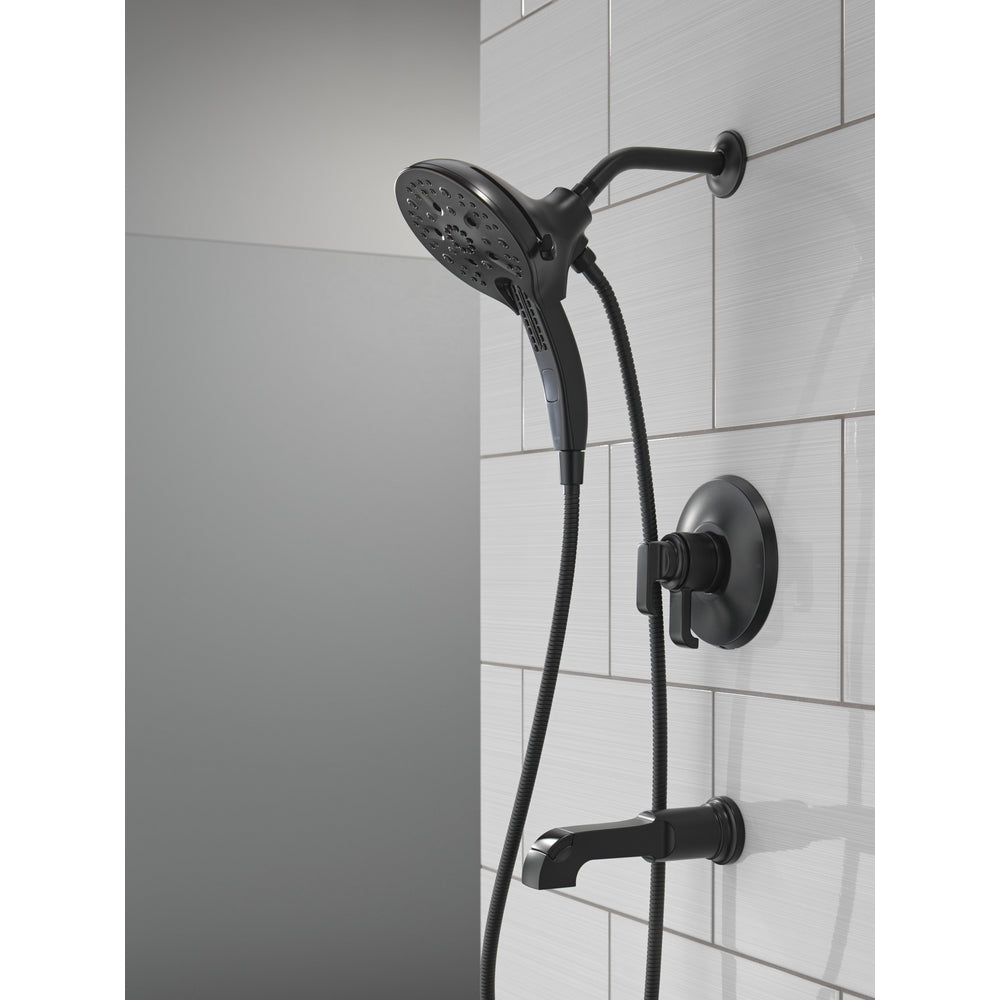 Delta Tetra 17 Series Tub Shower Trim - Matte Black