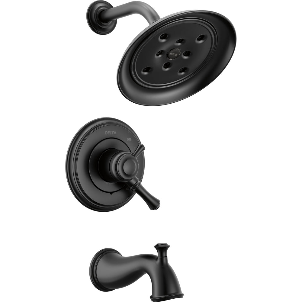 Delta Cassidy 17 Series Mc Tub/Shower Trim - Matte Black